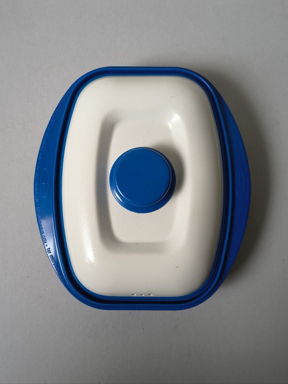 Range Mate Nonstick Microwave Cooker Grill Blue White Cookware
